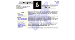 Desktop Screenshot of mariposamusic.net